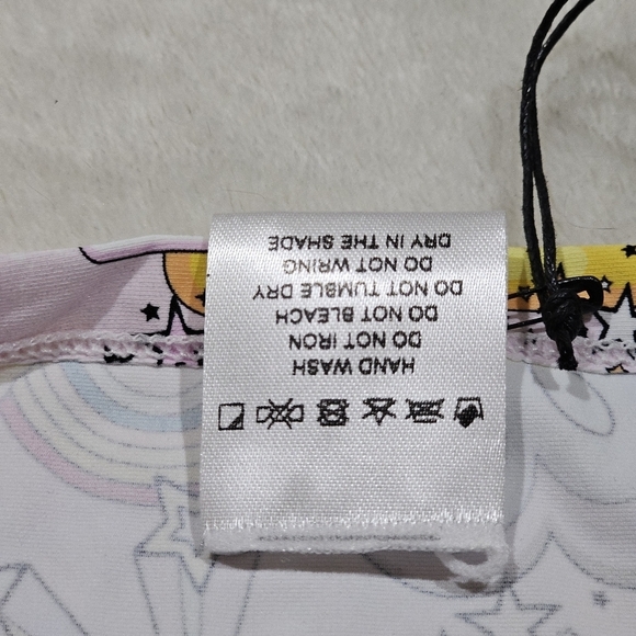 VDM The Label ✦ “Natalie” Fairyfloss Cover Up ✦ Rainbow Doodle Print Cinch Tie M - Picture 9 of 15